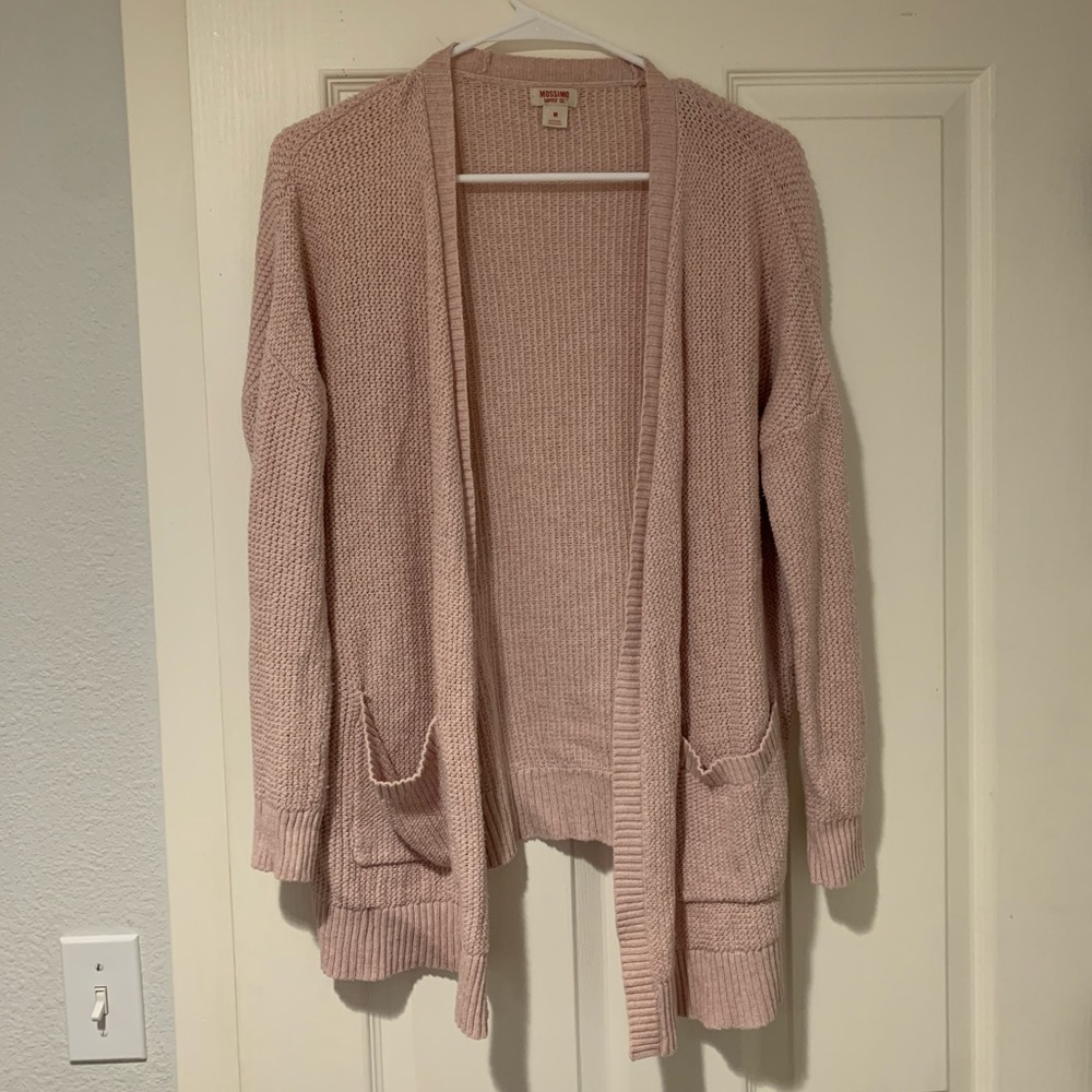 Pink Knit Cardigan